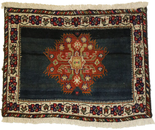 2 x 2 Vintage Persian Tabriz Rug 76203