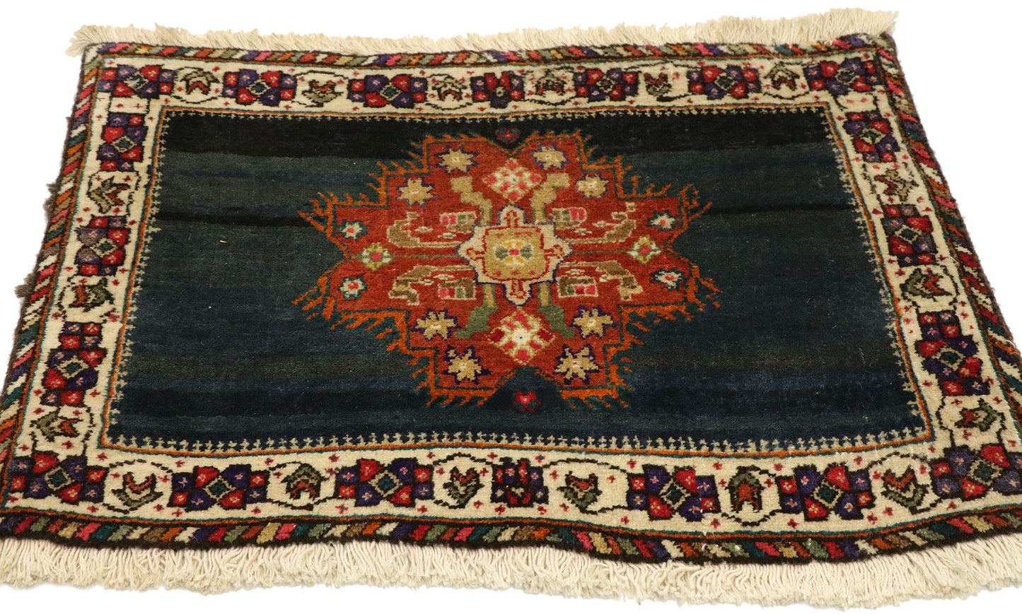 2 x 2 Vintage Persian Tabriz Rug 76203