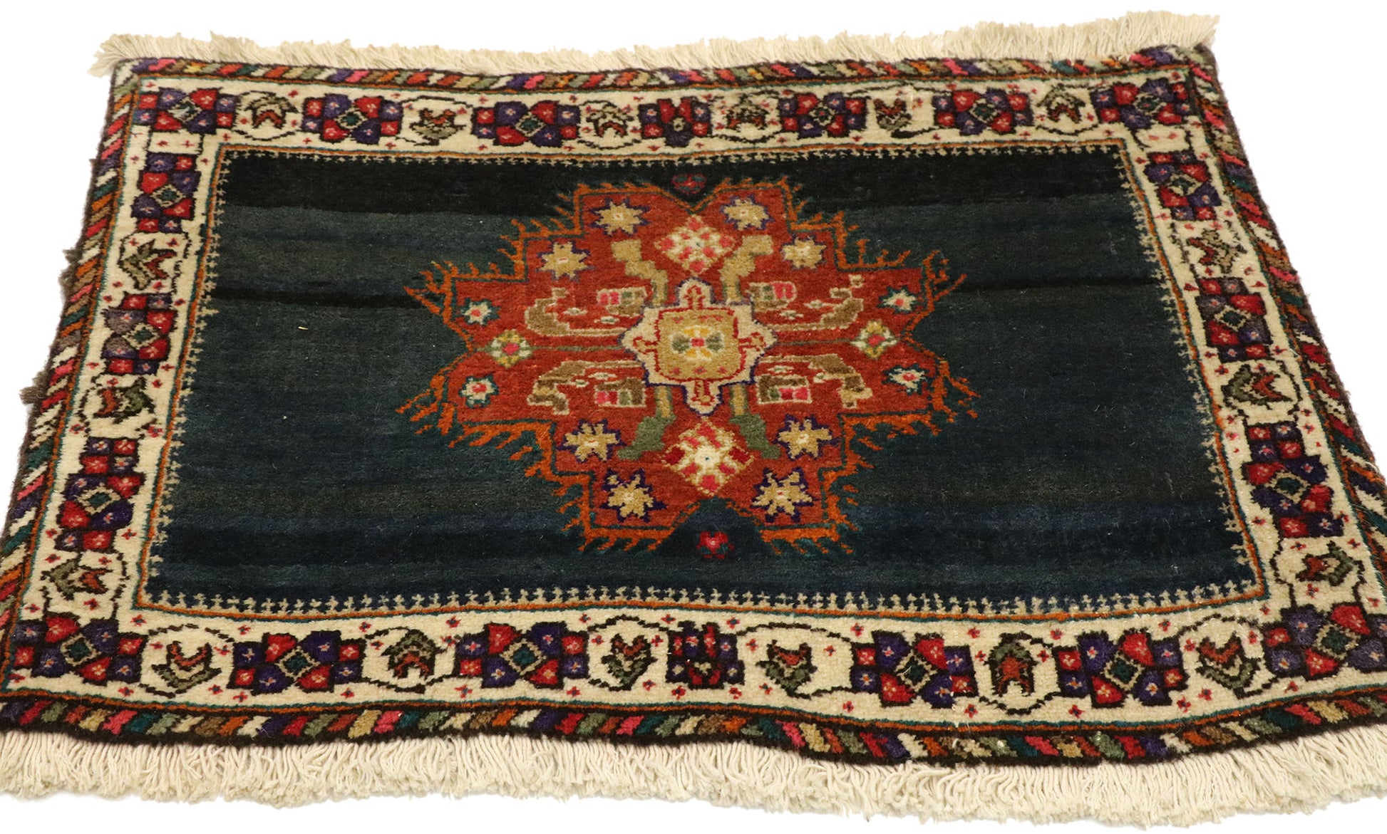 2 x 2 Vintage Persian Tabriz Rug 76203