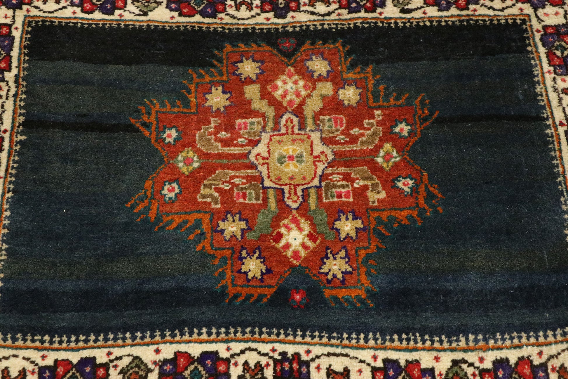 2 x 2 Vintage Persian Tabriz Rug 76203