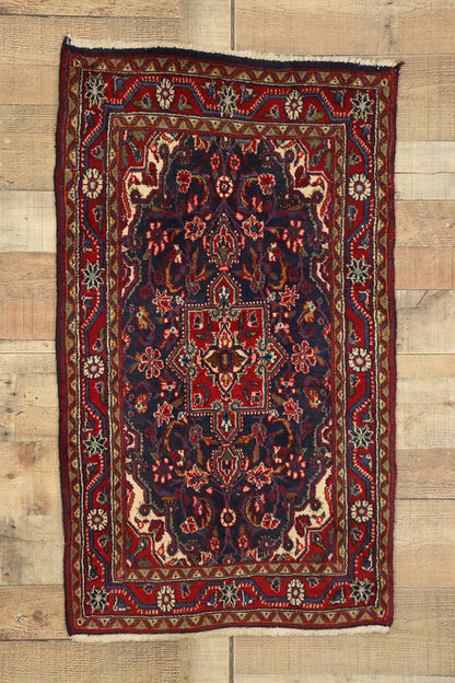 2 x 3 Vintage Hamadan Rug 76208