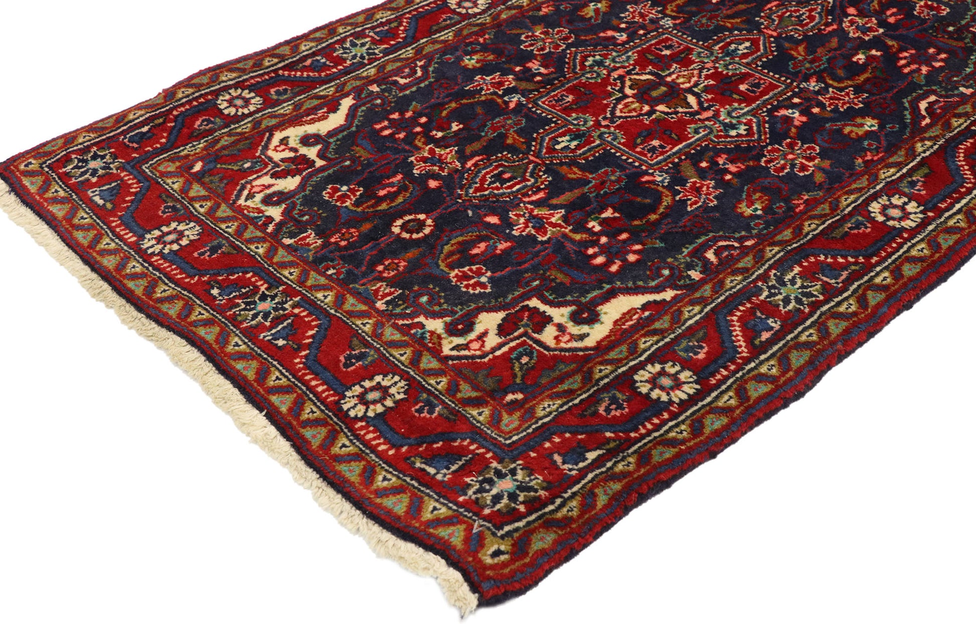 2 x 3 Vintage Hamadan Rug 76208
