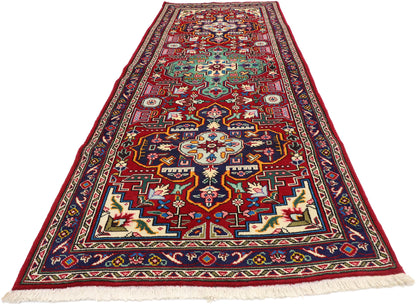 3 x 9 Vintage Persian Tabriz Runner 76214