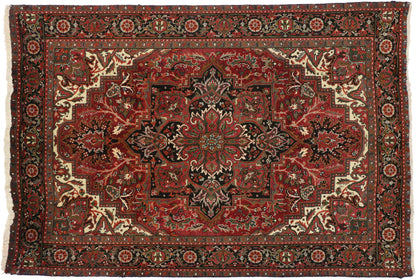 7 x 10 Vintage Persian Heriz Rug 76217