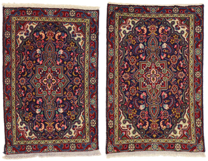 2 x 3 Vintage Persian Hamadan Rug 76218