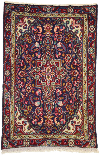 2 x 3 Vintage Persian Hamadan Rug 76218