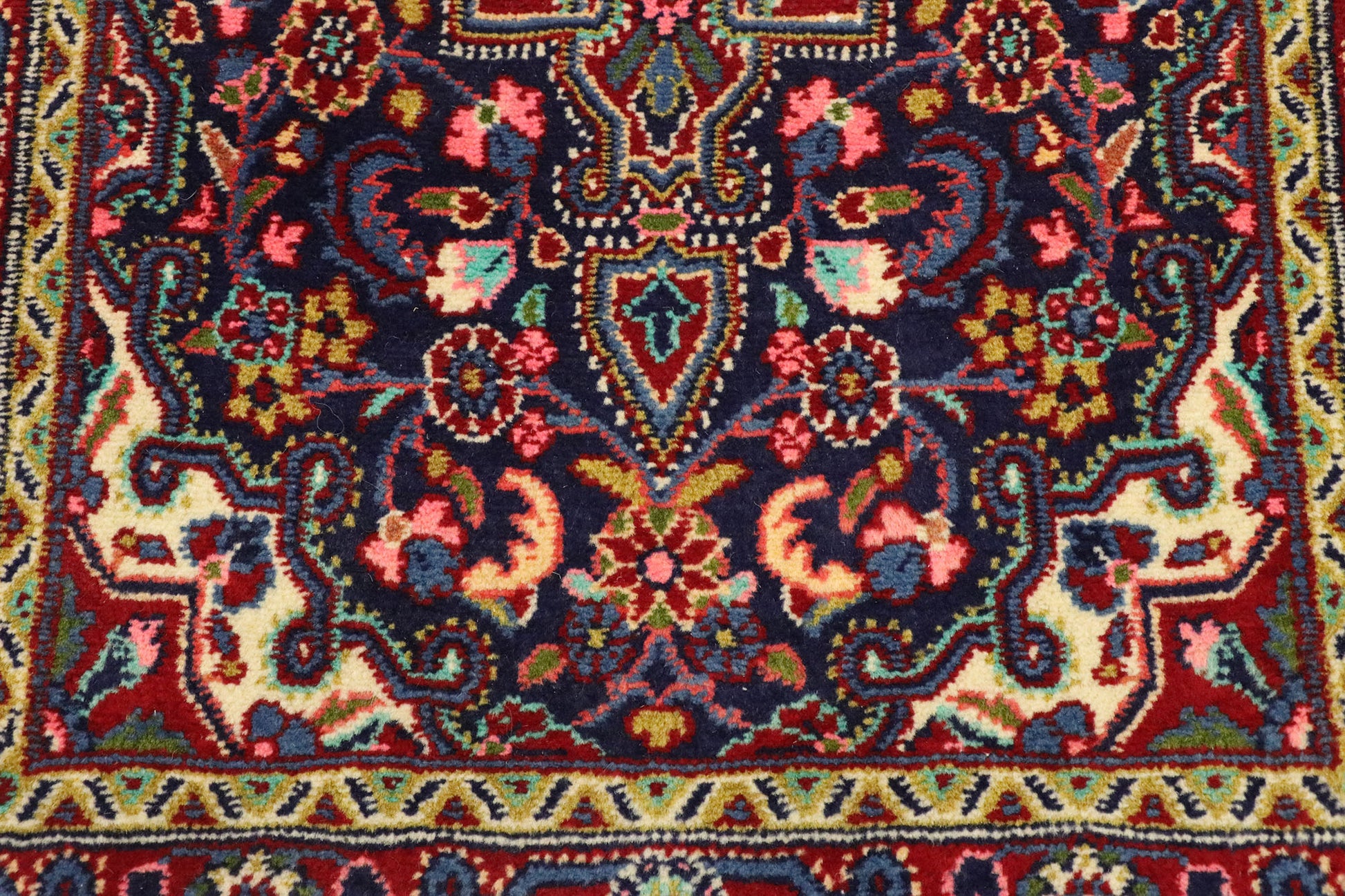 2 x 3 Vintage Persian Hamadan Rug 76219