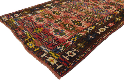3 x 7 Vintage Persian Azerbaijan Rug 76221
