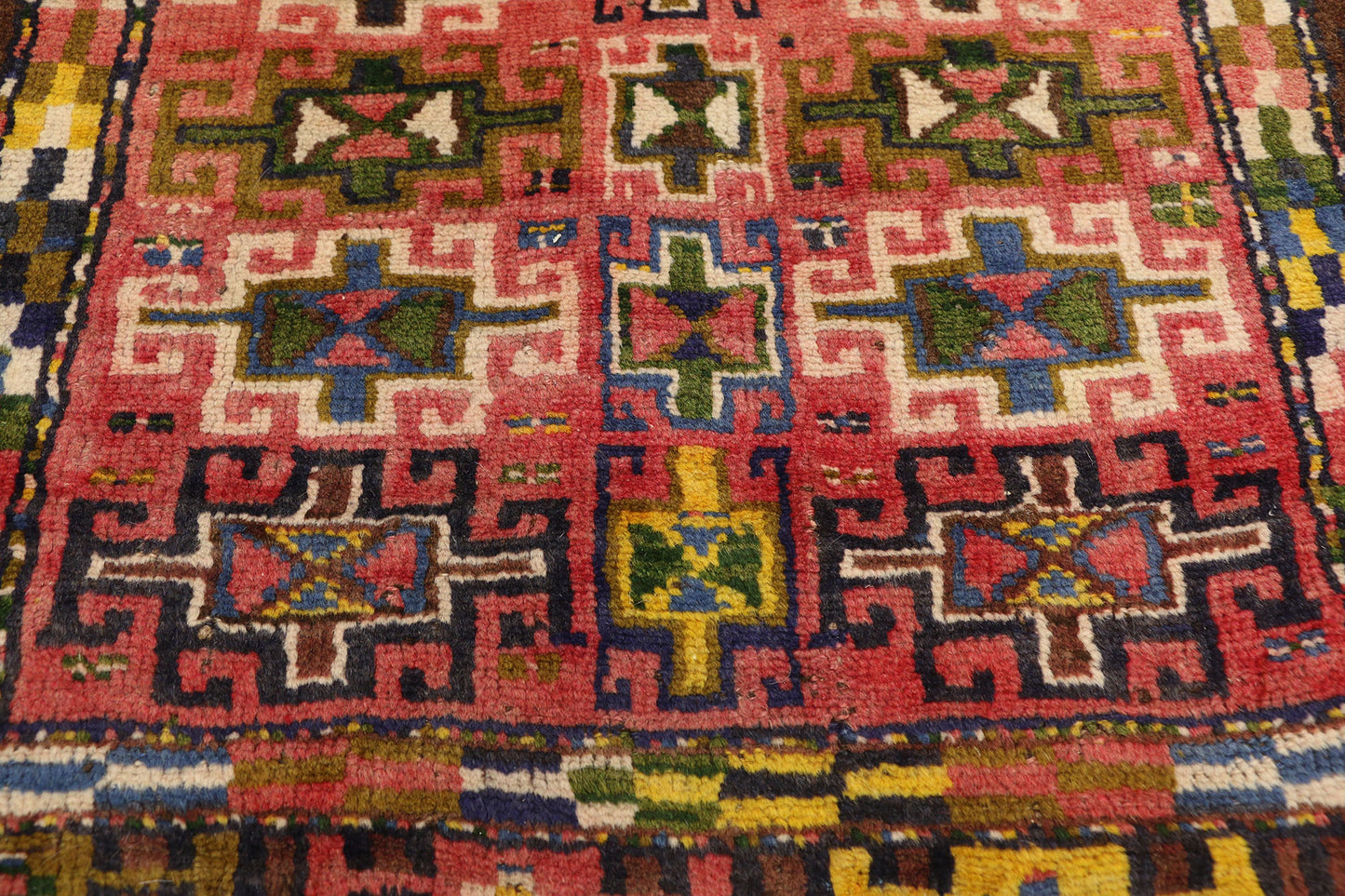 3 x 7 Vintage Persian Azerbaijan Rug 76221