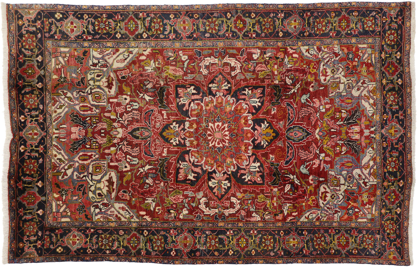 6 x 10 Vintage Heriz Rug 76223