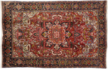 6 x 10 Vintage Heriz Rug 76223