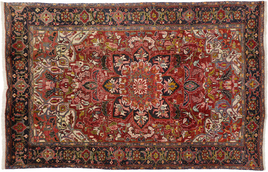 6 x 10 Vintage Heriz Rug 76223