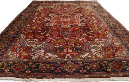 6 x 10 Vintage Heriz Rug 76223
