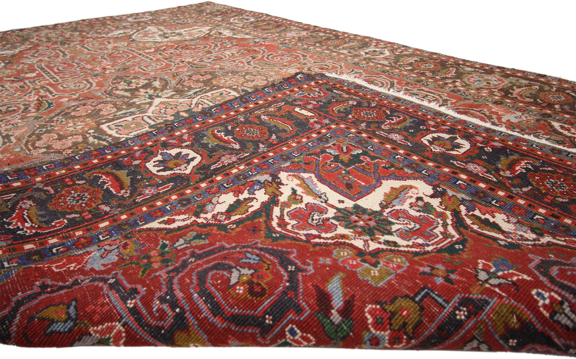 6 x 10 Vintage Persian Heriz Rug 76226