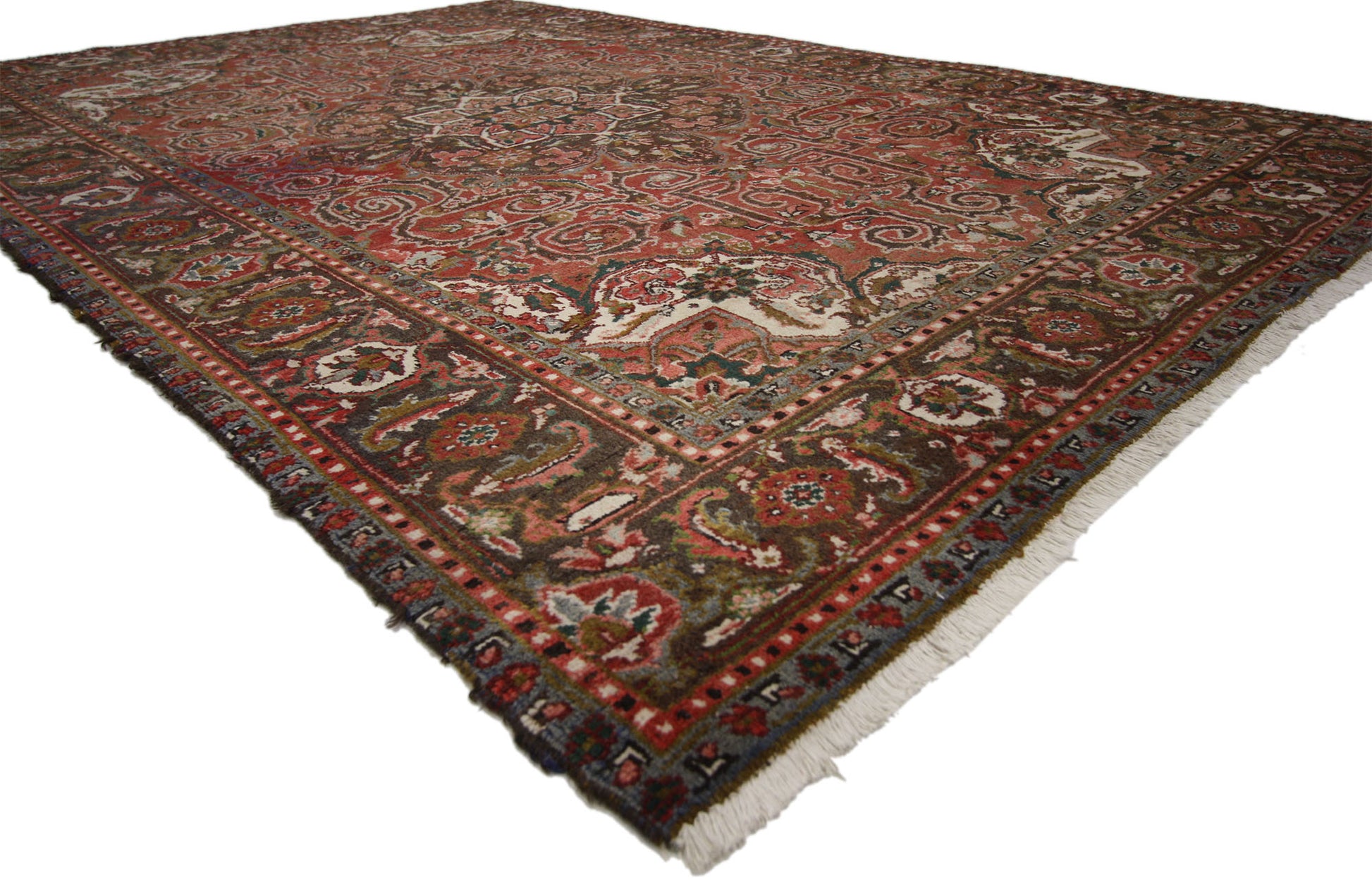 6 x 10 Vintage Persian Heriz Rug 76226