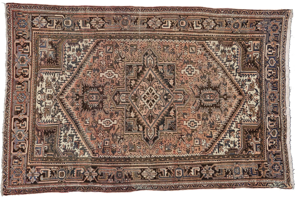 7 x 10 Vintage Heriz Rug 76245