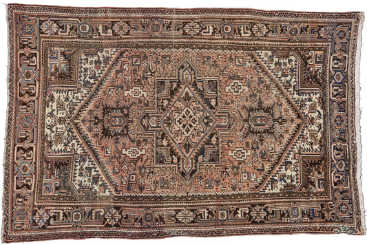 7 x 10 Vintage Heriz Rug 76245