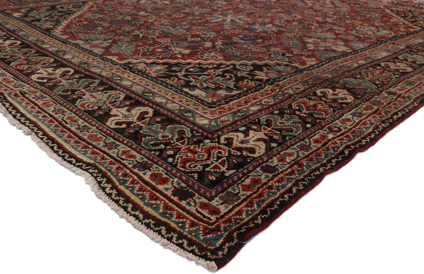 10 x 12 Vintage Persian Mahal Rug 76251