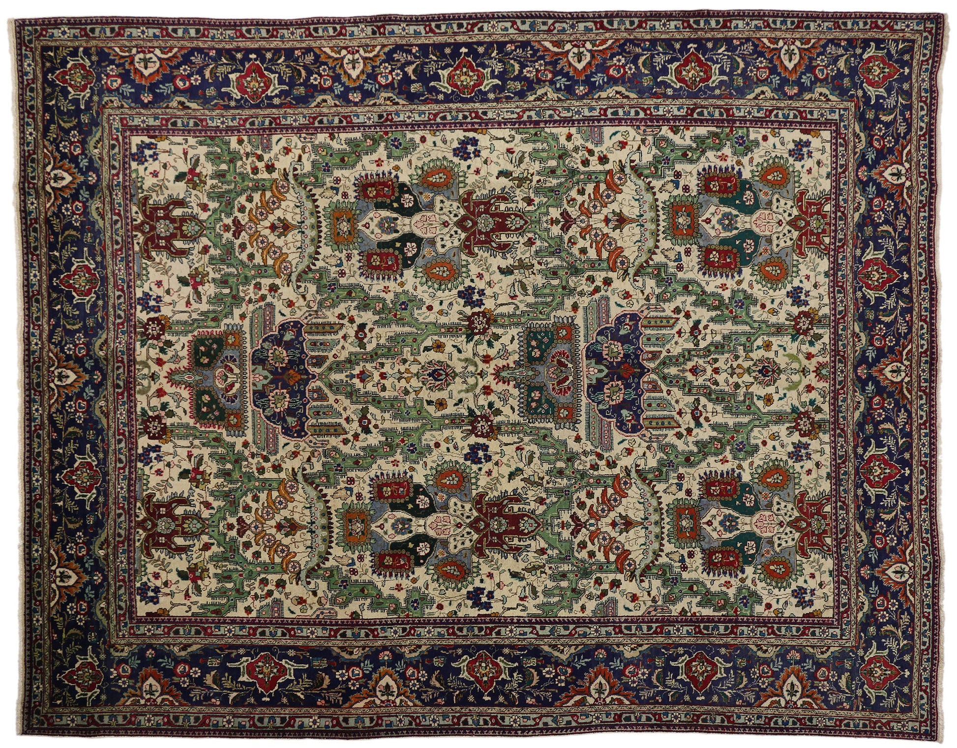10 x 13 Persian Tabriz Rug 76252