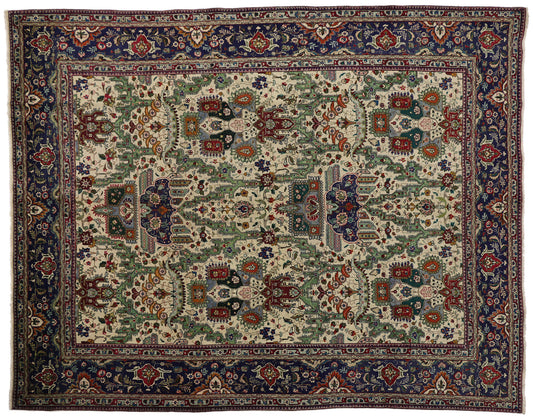 10 x 13 Persian Tabriz Rug 76252