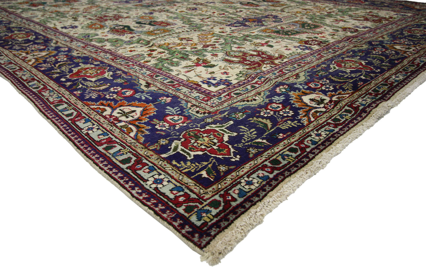 10 x 13 Persian Tabriz Rug 76252