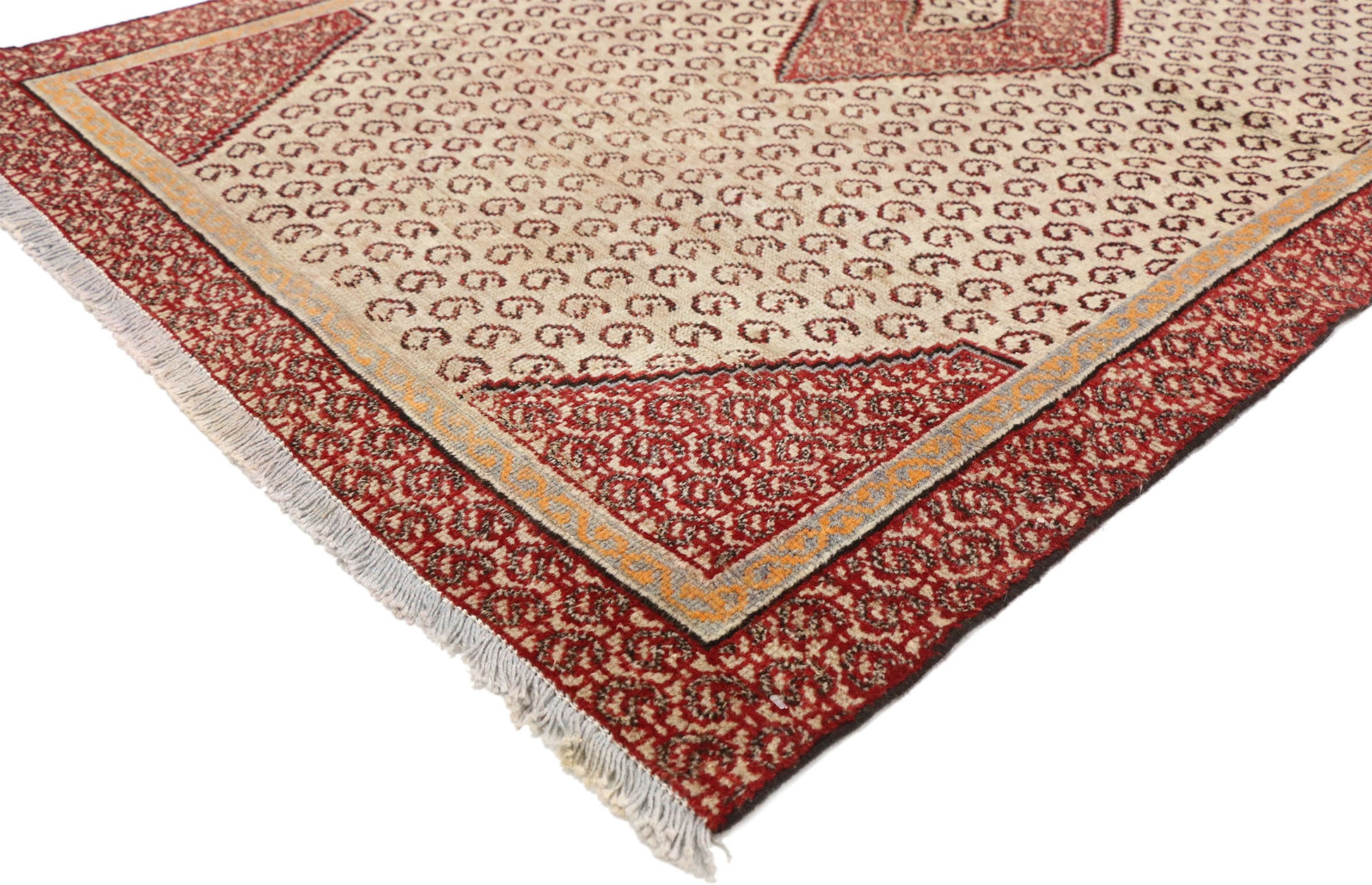4 x 6 Vintage Persian Hamadan Rug 76260
