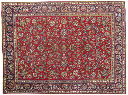 10 x 13 Vintage Persian Tabriz Rug 76262