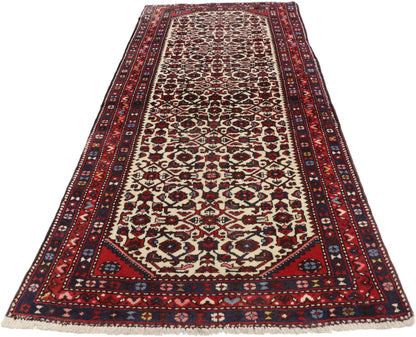 3 x 7 Vintage Persian Hamadan Rug 76264