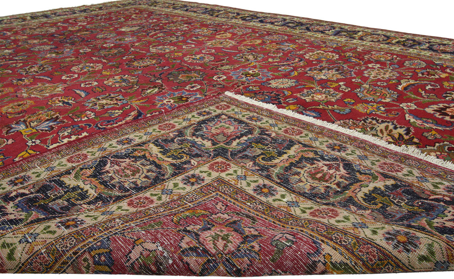 8 x 11 Vintage Mashad Rug 76267
