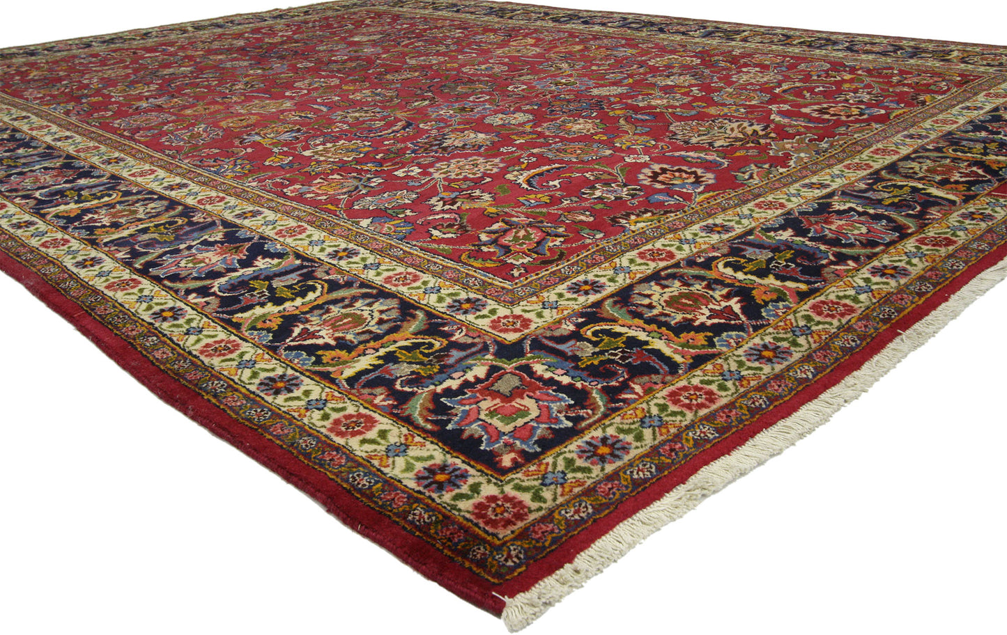 8 x 11 Vintage Mashad Rug 76267