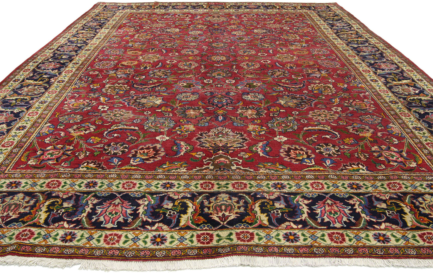 8 x 11 Vintage Mashad Rug 76267