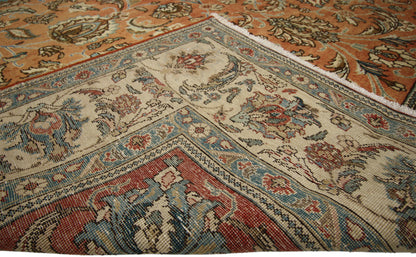 10 x 13 Vintage Persian Tabriz Rug 76281