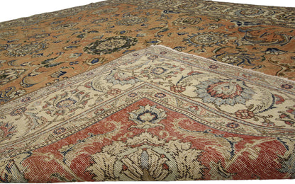 8 x 11 Vintage Persian Tabriz Rug 76284