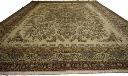 10 x 13 Vintage Persian Tabriz Rug 76285