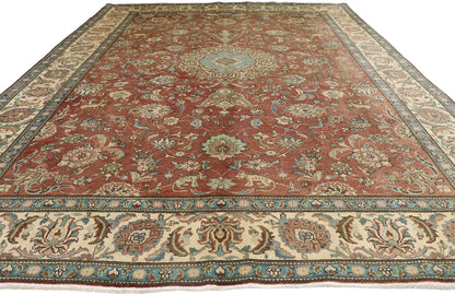 10 x 13 Vintage Persian Tabriz Rug 76286