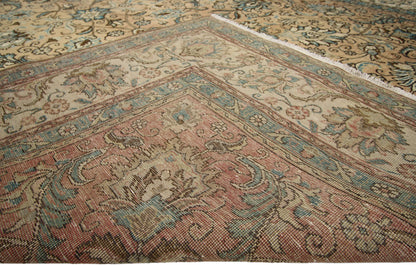 9 x 12 Vintage Persian Tabriz Rug 76289