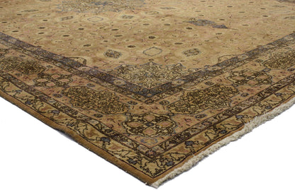 11 x 16 Vintage Persian Tabriz Rug 76296