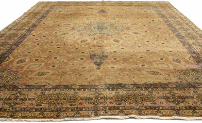 11 x 16 Vintage Persian Tabriz Rug 76296