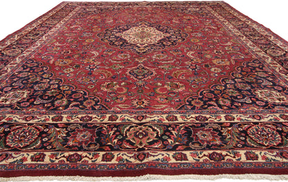 10 x 13 Vintage Persian Mashhad Rug 76301
