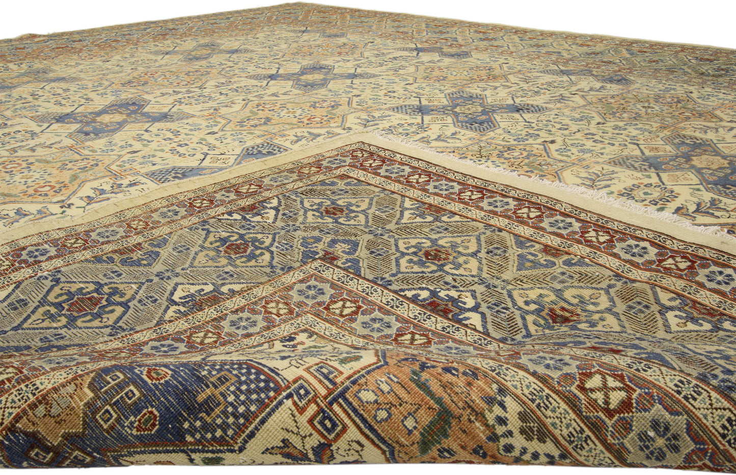10 x 12 Vintage Persian Mashhad Rug 76305