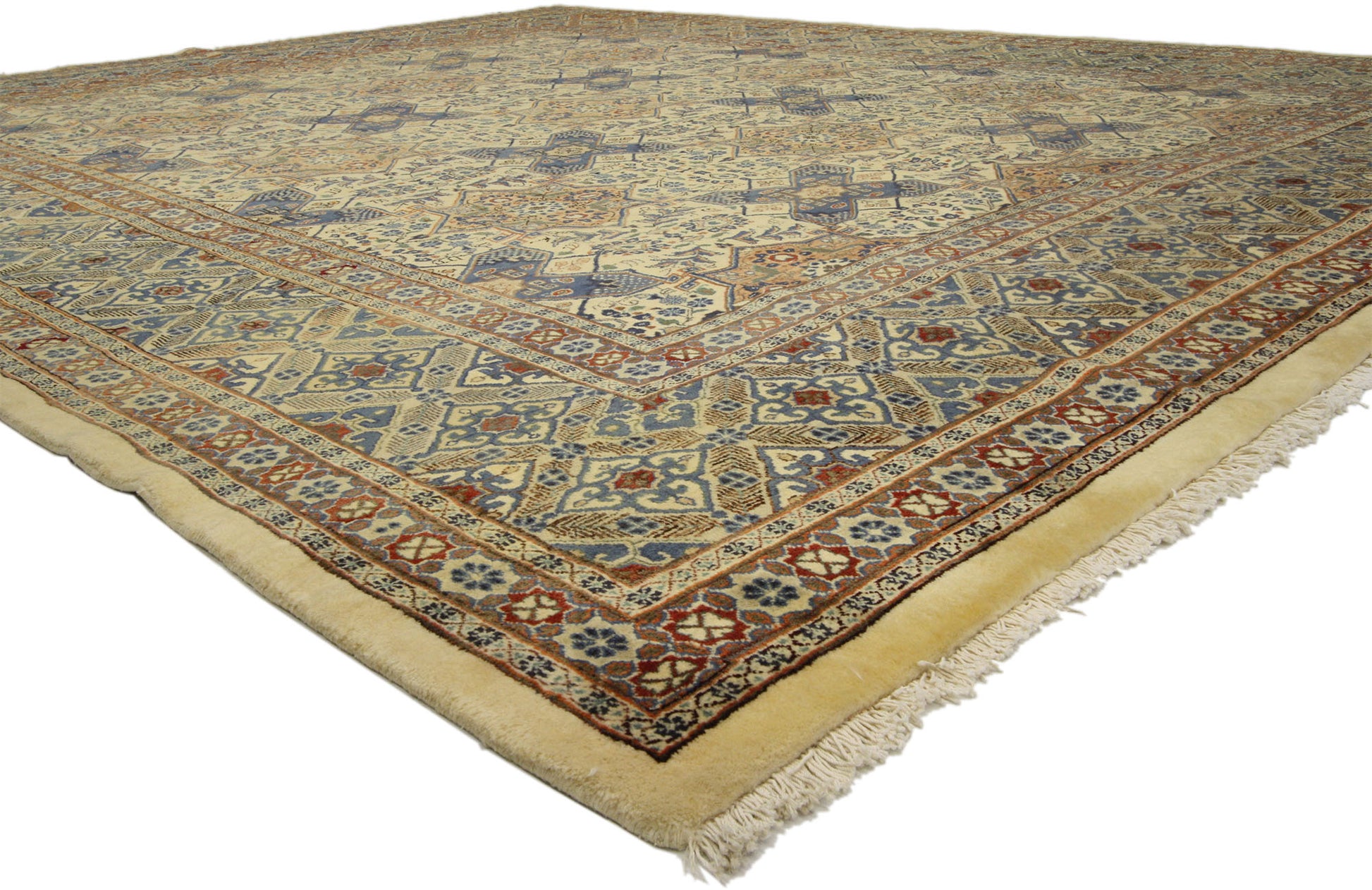 10 x 12 Vintage Persian Mashhad Rug 76305