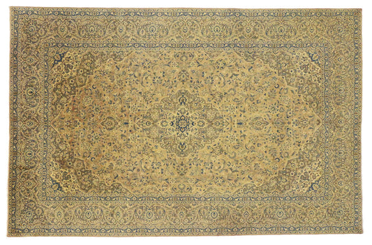 9 x 13 Vintage Persian Tabriz Rug 76306
