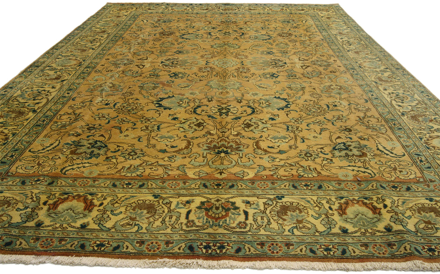 7 x 11 Vintage Persian Tabriz Rug 76308