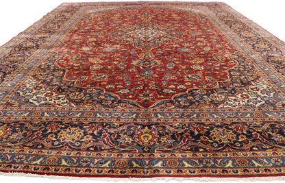 10 x 14 Vintage Kashan Rug 76311