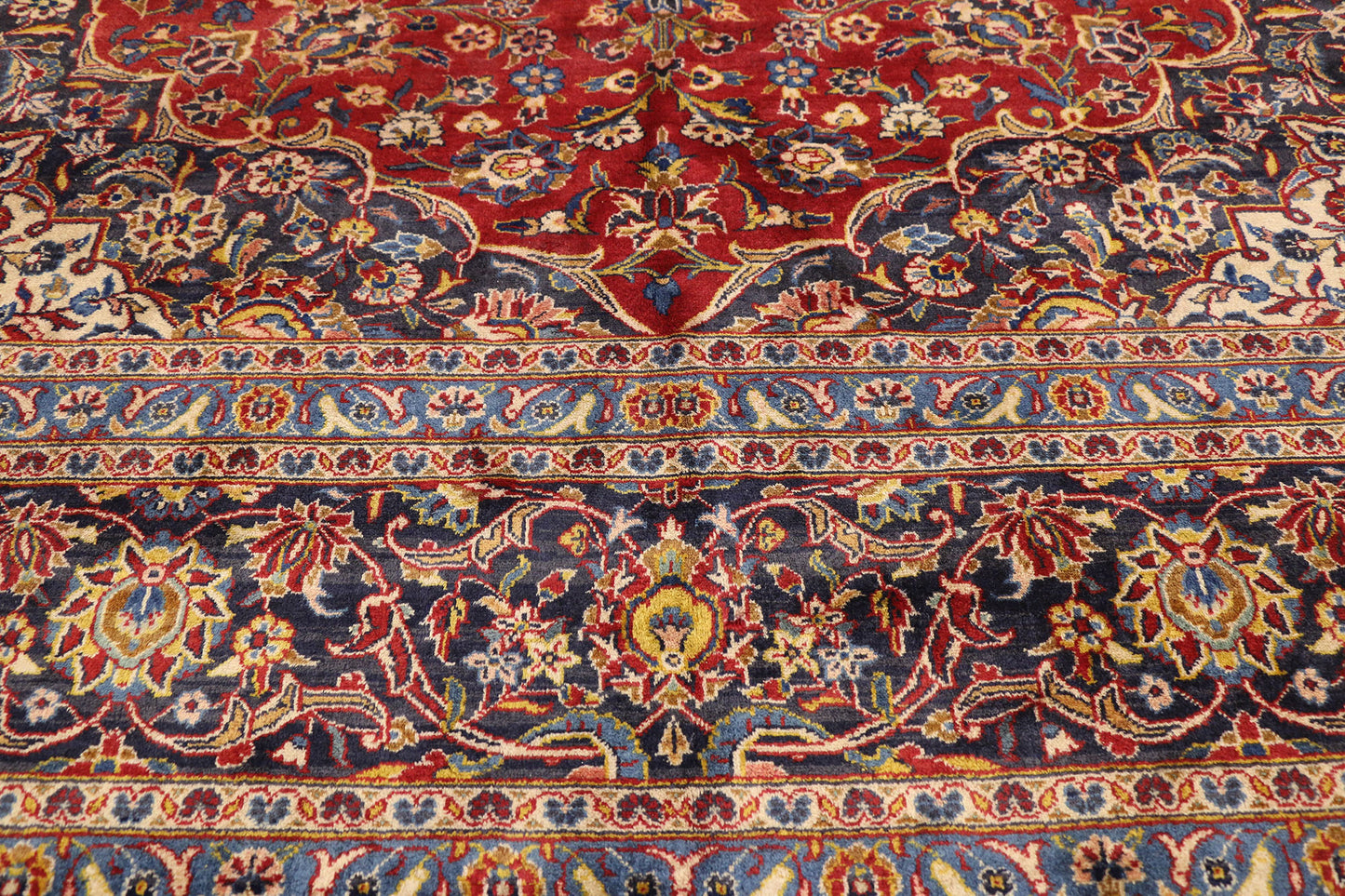 10 x 14 Vintage Kashan Rug 76311