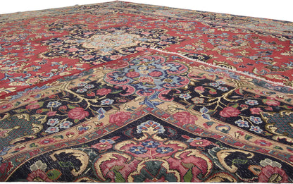 10 x 13 Vintage Persian Mashad Rug 76315
