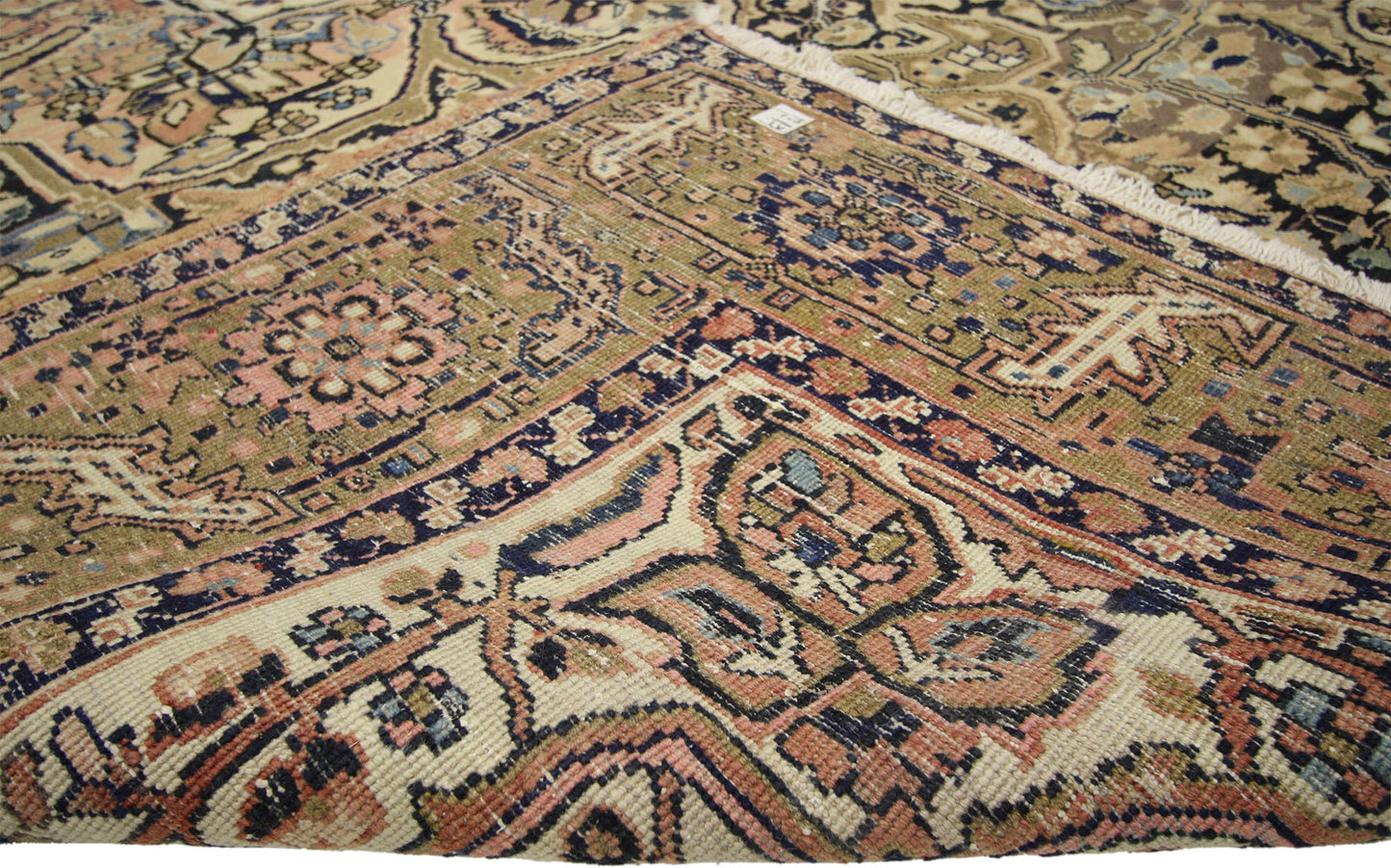 9 x 12 Vintage Persian Heriz Rug 76316