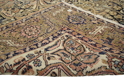 9 x 12 Vintage Persian Heriz Rug 76316