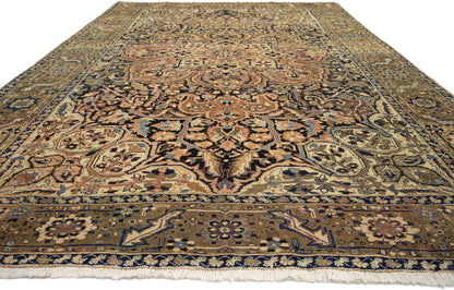 9 x 12 Vintage Persian Heriz Rug 76316