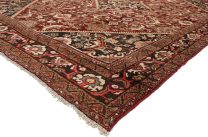 10 x 13 Vintage Persian Mahal Rug 76317